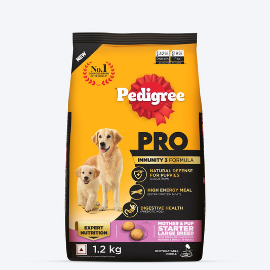 Pedigree PRO Expert Nutrition Lactating/Pregnant Mother & Puppy Starter(3 to 12 Weeks) Large Breed Dog Dry Food