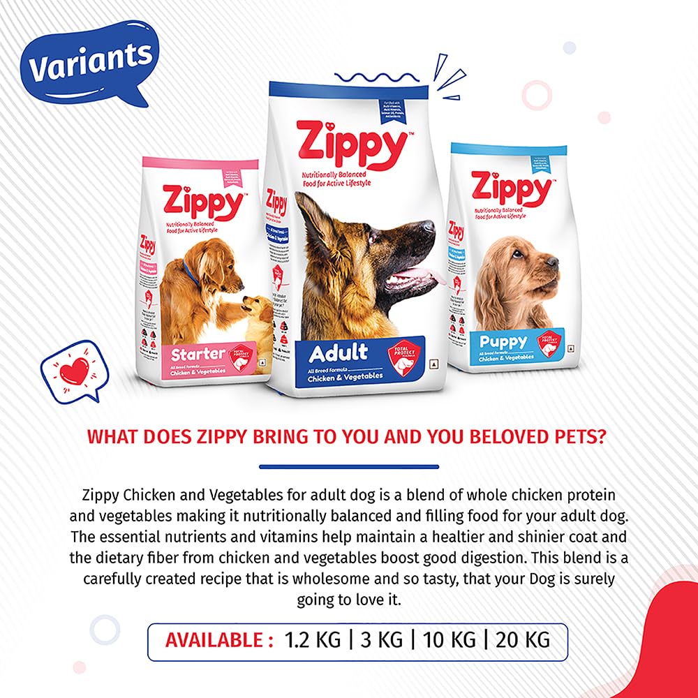 Zippy Chicken & Vegetables All Breed Adult Dog Food