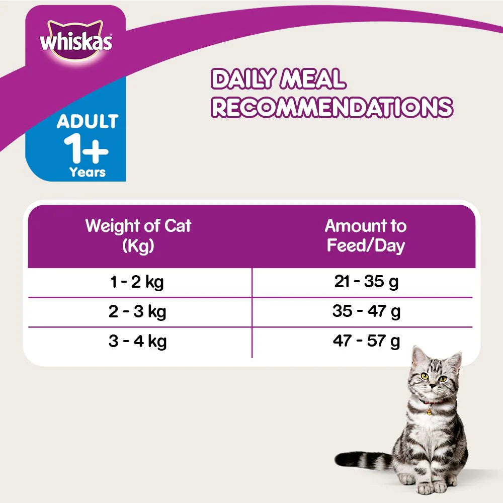 Whiskas Adult Hairball Control Chicken & Tuna Flavour Cat Food