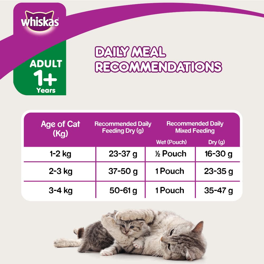 Whiskas Adult (+1 year) Dry Cat Food Tuna Flavour