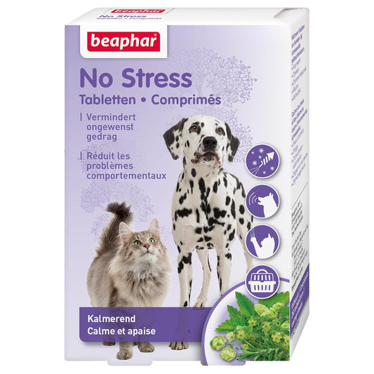 Beaphar Nat Melissa Stress Removing Tablets For Dogs and Cats 20 tabs