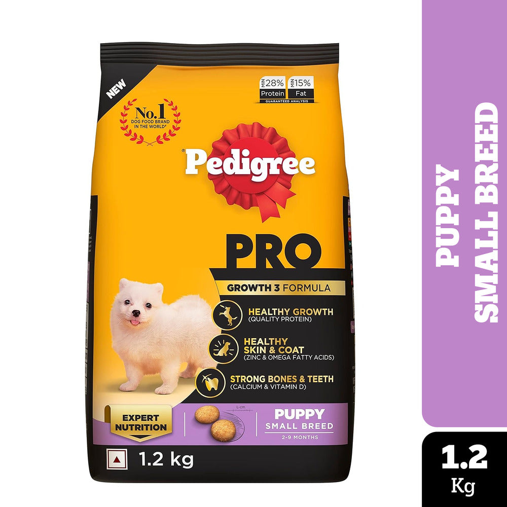 Pedigree PRO Expert Nutrition Dry Food for Small Breed Puppies (2-9 Months)