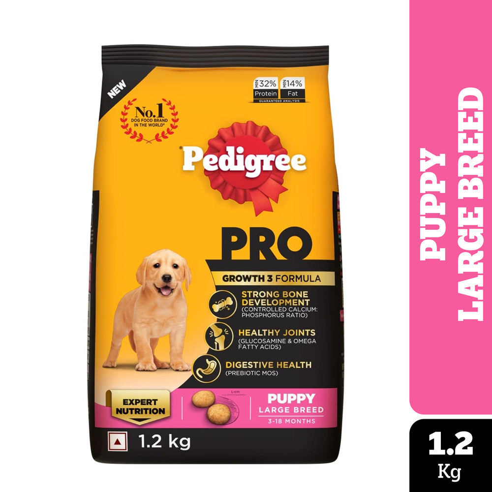 Pedigree PRO Expert Nutrition for Large Breed Puppy (3 to 18 Months) Dog Dry Food