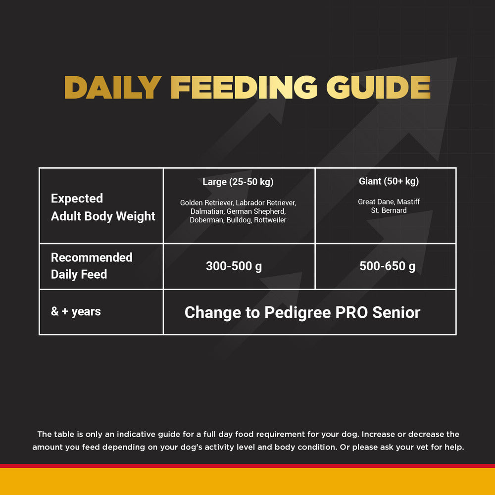 Pedigree PRO Expert Nutrition Active Adult Large Breed Dog Dry Food