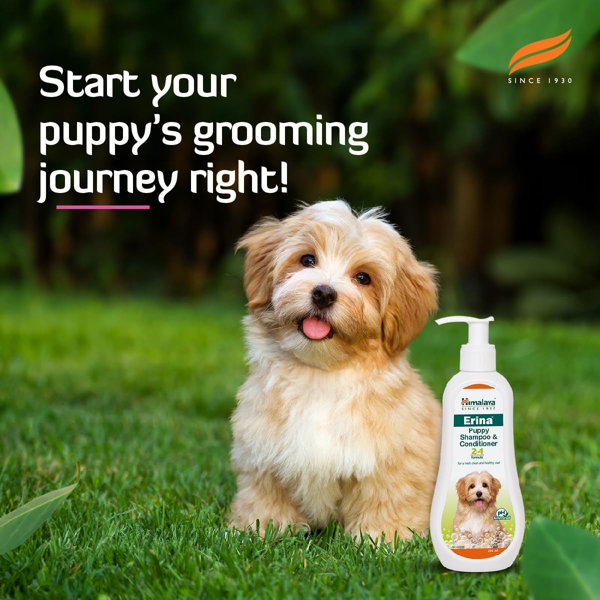 Himalaya Erina Puppy Shampoo & Conditioner 200 ml