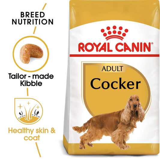 Royal Canin Cocker Adult Dry Dog Food 3 Kg