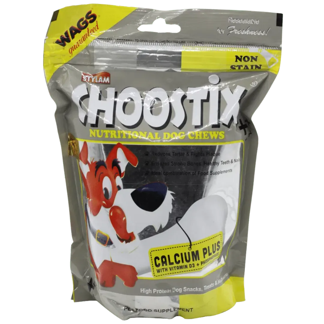 Choostix Calcium Plus Stylam Dog Treat 450 g