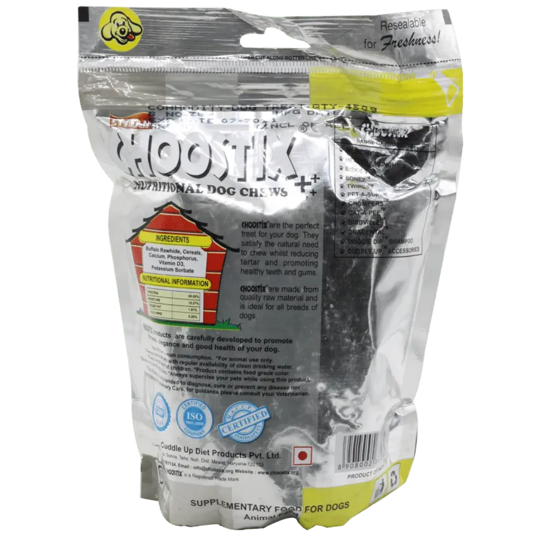 Choostix Calcium Plus Stylam Dog Treat 450 g