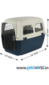 IATA Approved Fibre Flight Dog Crate 32 Inch For Medium Dogs