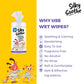 Captain Zack Silky Soothe Hypoallergenic Dogs & Cats Wet (80 Wipes)