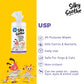 Captain Zack Silky Soothe Hypoallergenic Dogs & Cats Wet (80 Wipes)