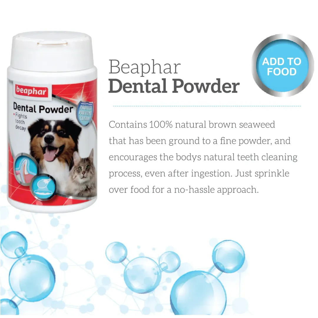 Beaphar Dental Powder for Dogs & Cats 75 g