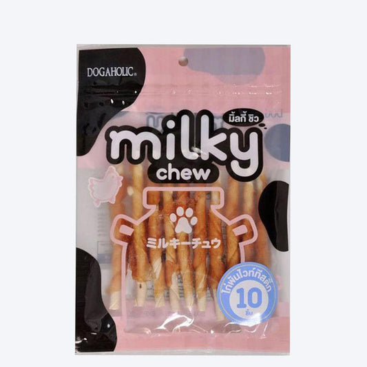 Dogaholic Milky Chew Chicken Stick Style Dog Treat (30 Pcs)