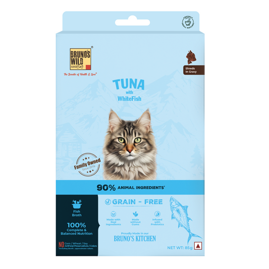 Brunos Wild Essentials Grain Free Tuna with Whitefish Wet Cat Food