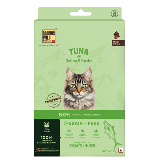 Brunos Wild Essentials Grain Free Tuna with Salmon & Parsley Wet Cat Food