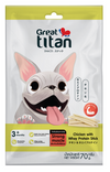 Great Titan Chicken with Whey Protein Stick Dog (3+Months) Snack (70g)