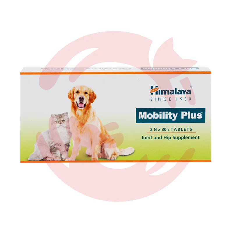 Himalaya Mobility Plus Joint and Hip Supplement for Dog's and Cats (60 Tablets)