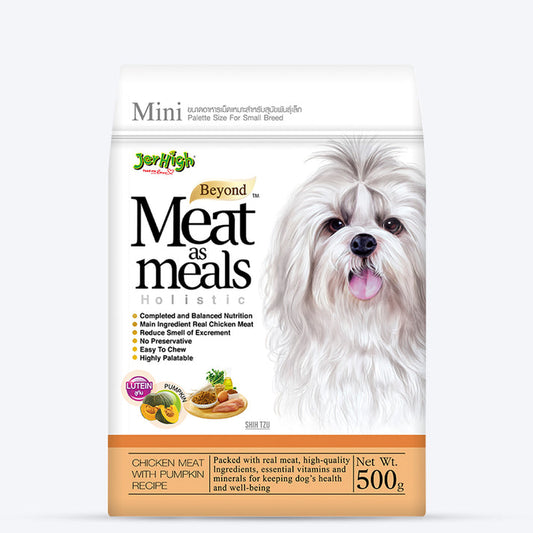 JerHigh Meat As Meals Chicken Meat with Pumpkin Recipe Dry Dog Food 500 g