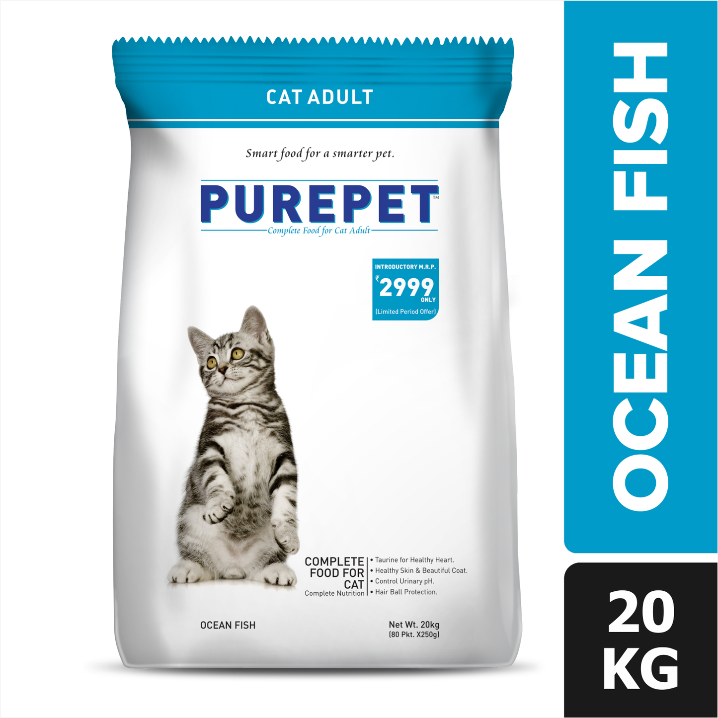 Purepet Ocean Fish Adult Dry Cat Food