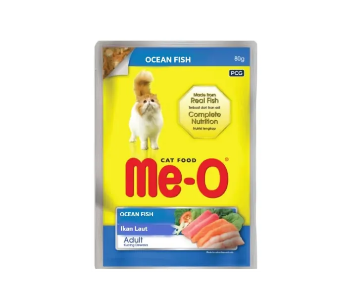 Me O Ocean Fish Adult Cat Wet Food 80 gm