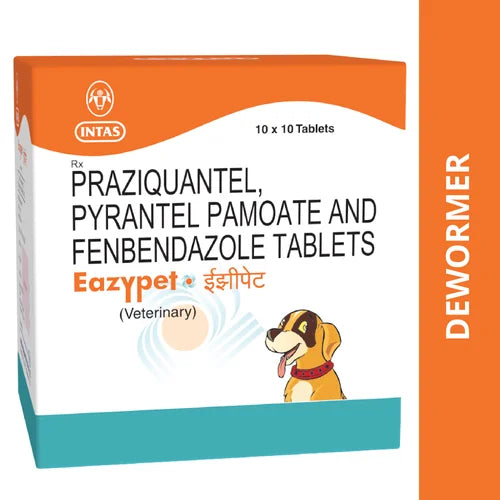 Intas Eazypet Dewormers For Dogs and Cats 10 Tabs