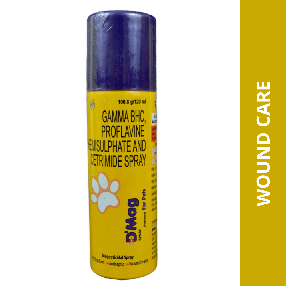 Intas D'Mag Wound Care Spray for Pets