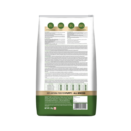 Signature Grain Zero Real Chicken, Egg and Vegetables Puppy Dry Dog Food