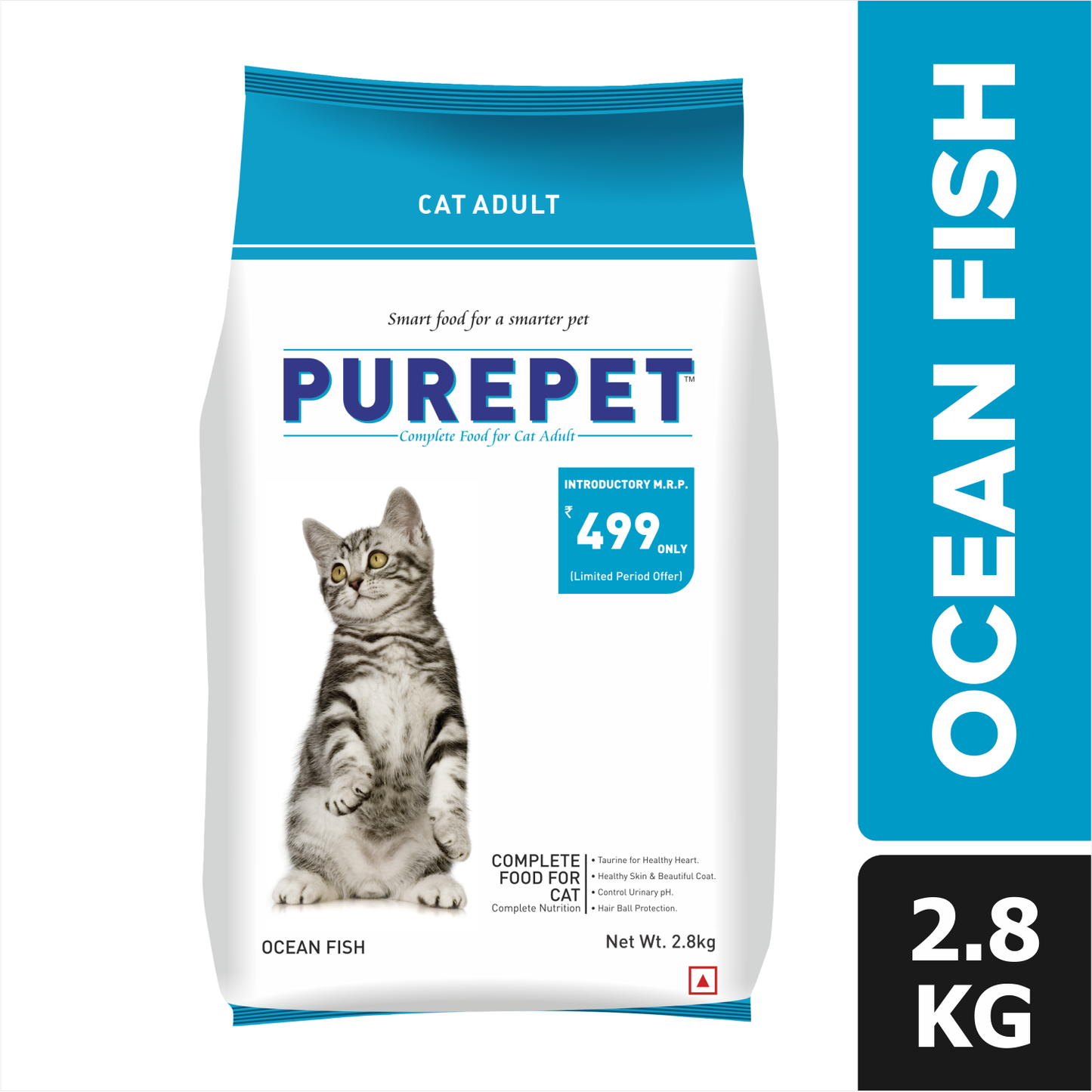 Purepet Ocean Fish Adult Dry Cat Food