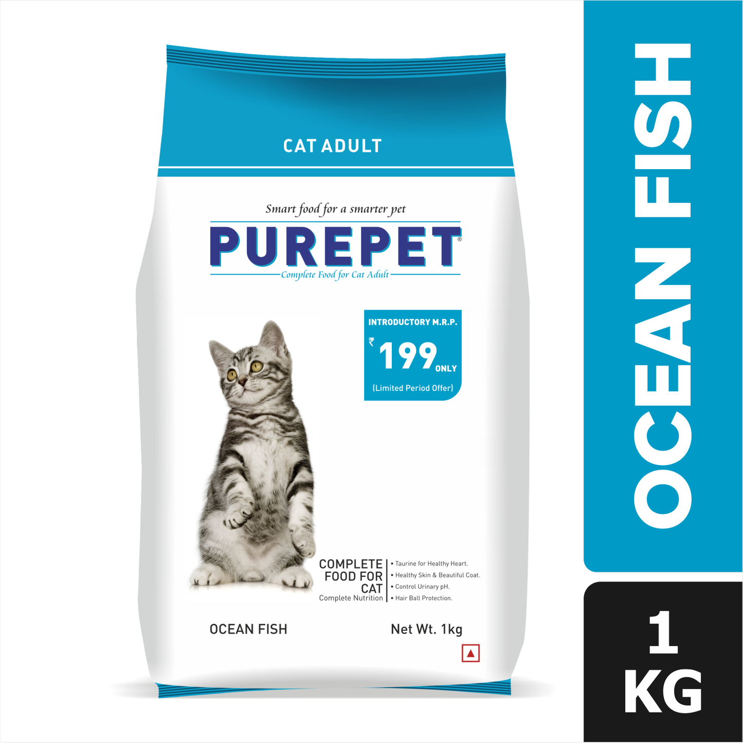 Purepet Ocean Fish Adult Dry Cat Food