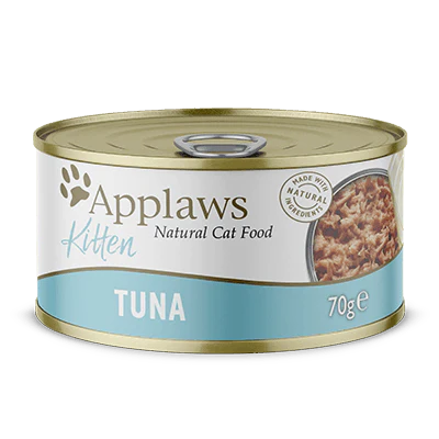 APPLAWS Natural Fillet Tuna Kitten Wet Food 70 GM CAN