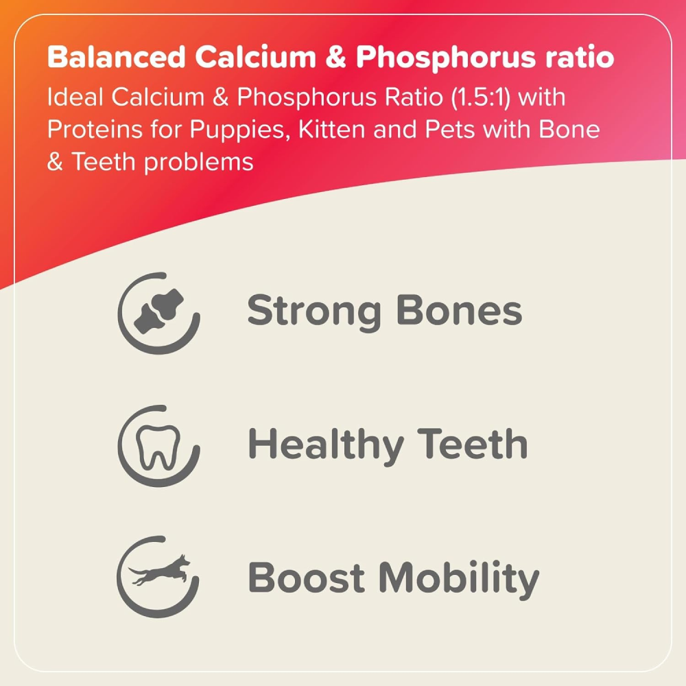 Beaphar Bone Builder Calcium Dog & Cat Supplement 400g