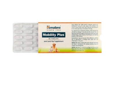 Himalaya Mobility Plus Joint and Hip Supplement for Dog's and Cats (60 Tablets)