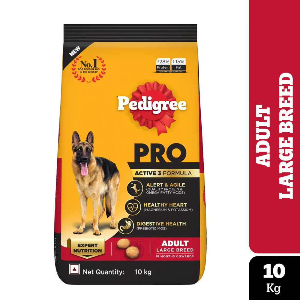 Pedigree PRO Dog Food for Active Large Breeds Shop Online Today