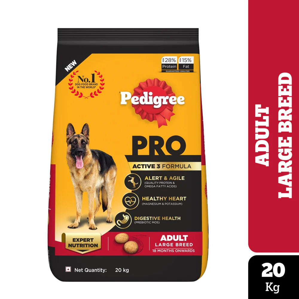 Pedigree PRO Expert Nutrition Active Adult Large Breed Dog Dry Food